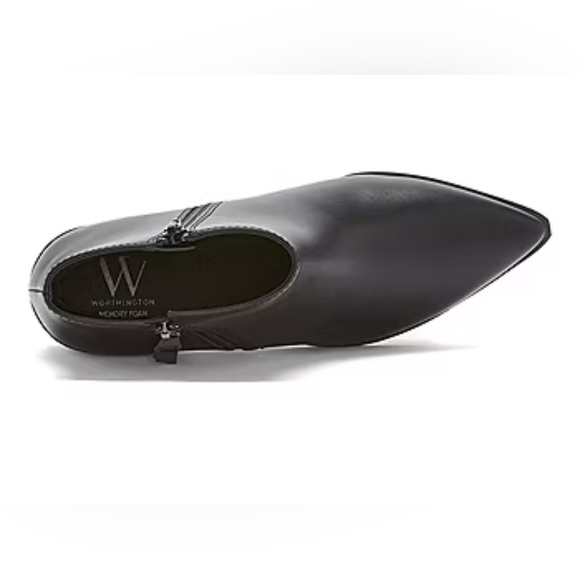 Worthington Women’s Brookdale Block Chunky Heel Ankle Booties Size 8.5 NWT - Picture 3 of 8